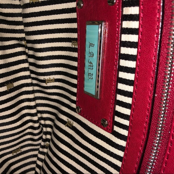 EUC L.A.M.B by Gewn Stefani red leather clutch. - Picture 11 of 13